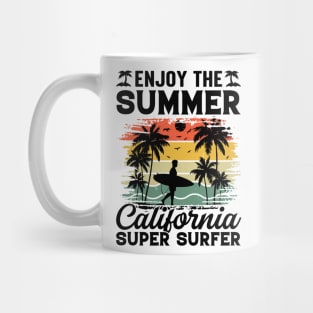 Enjoy The Summer California Super Surfer Mug